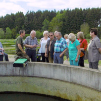 AG 60plus besucht Teichweirtschaftlichen Beispielsbetrieb Wöllershof
